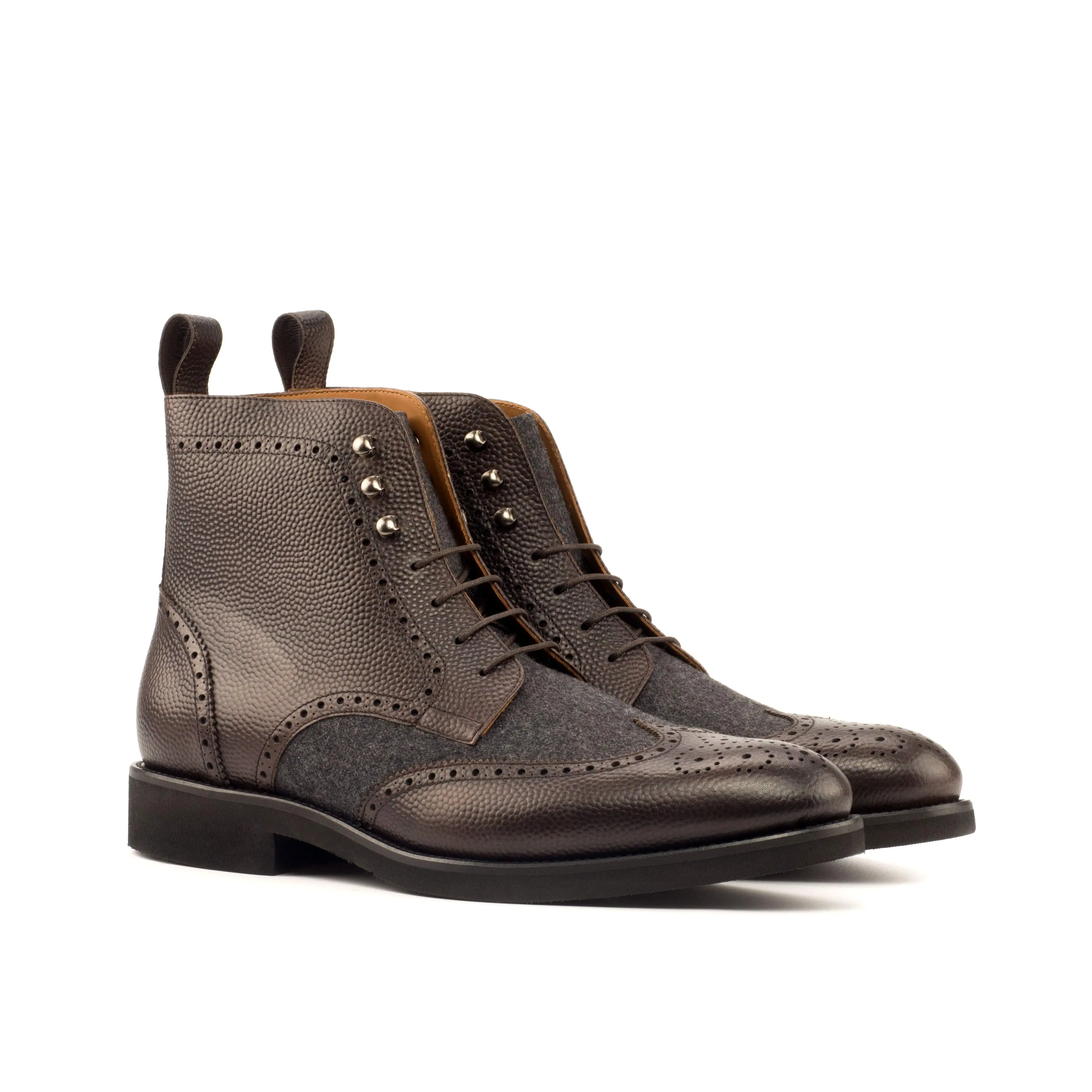 Dubai Military Brogue Boots