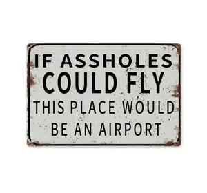Vintage "If You Have to Ask If It's Too Early to Drink" Tin Sign - Decorative Home Signs, Funny Bar & Man Cave Wall Art, Customizable Plaques for Home or Bar