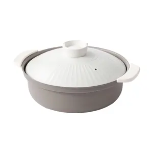 Nitori IH Compatible Aluminum Stock Pot 24cm - Japanese Cookware for Stewing & Boiling Nitori IH Compatible Aluminum Stock Pot 24cm - Japanese Cookware for Stewing & Boiling