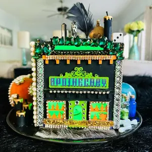 HANDMADE Halloween Magical Mystical Potion Factory  Apothecary Scene Set Display