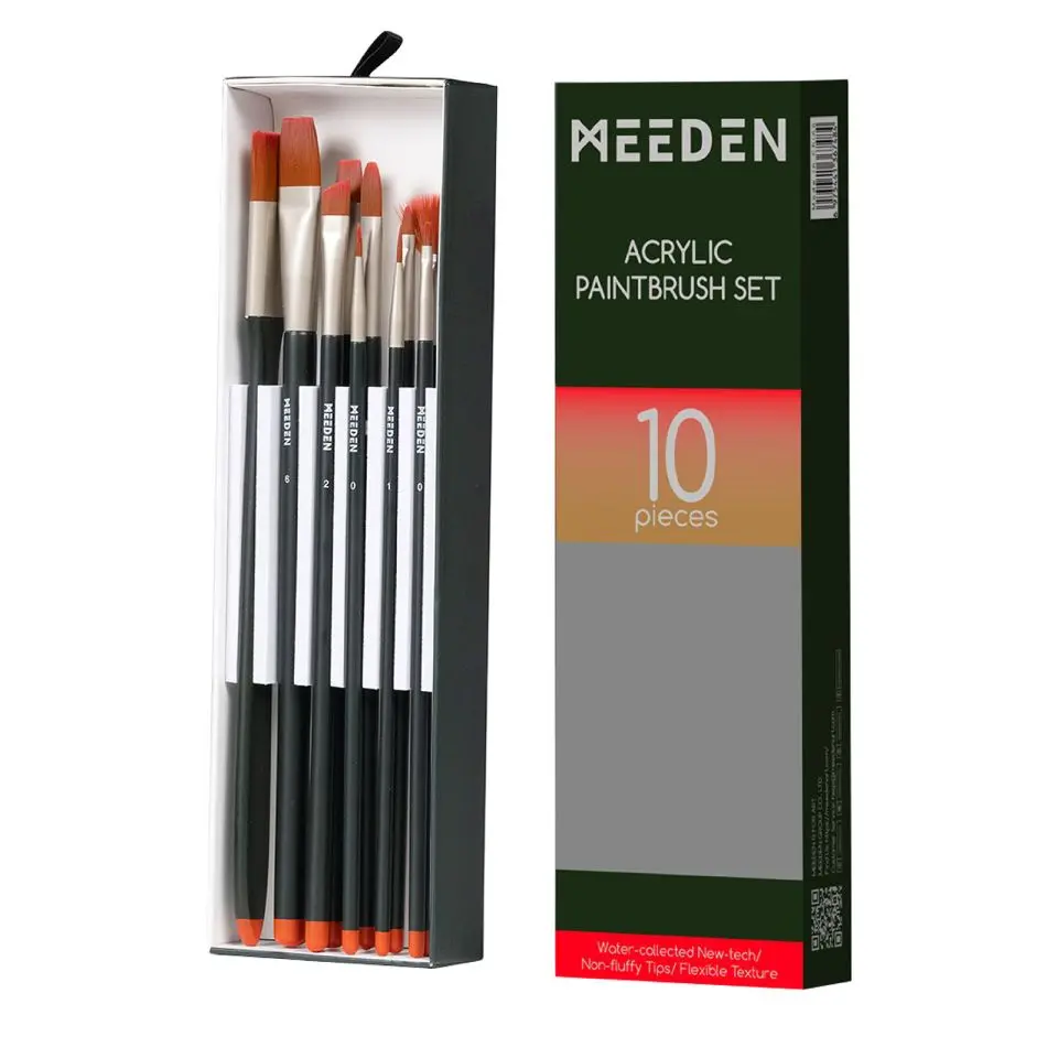 10 Pcs Art Paint Brushes