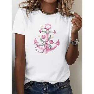 Anchor Illustration Pure Women'S T-Shirt, Comfort Fit