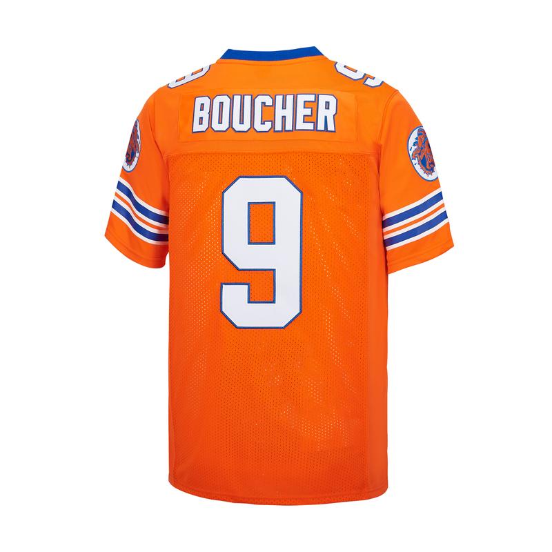 The Waterboy ‘Bobby Boucher’ #9 Football Jersey – 90s Mud Dogs Bourbon Bowl, Adam Sandler Movie 50th Anniversary Jersey, V-Neck Sports Jersey, Perfect Gift for Game Day