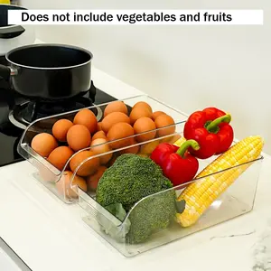 4pcs Large Capacity Kitchen Storage Organizer Can Rack, for Storing Vegetables, Fruits, Cans, Eggs, and Other Food Storage Freezer Organizer Can Racks
