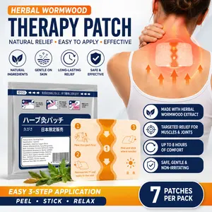 「Buy One Get One Free！」Nihon Kadoyan Brand Soothing Patch - Multi-Use Herbal Heat Patches with 7 Count for Natural Comfort & Long-Lasting Warmth - Suitable for Joints & Muscles