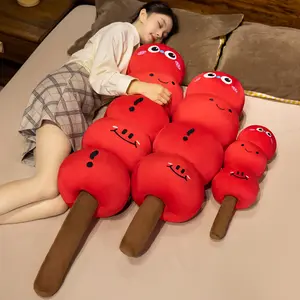 55cm-120cm Plush Ice Candy Apple Toy, Long Cute Food Apple String Doll, Unisex Home Decor Gift, Bed Safety Pillow