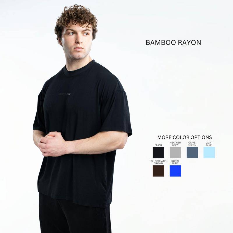 EKKO Bamboo Rayon Oversized T-Shirt