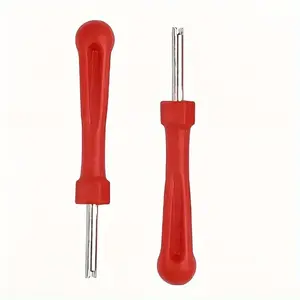 2pcs Tire valve core disassembly kit, handle valve stem core wrench, valve core screwdriver, automotive parts, Automotive Vehicle Tool, Automotive Maintenance Tools, car and bicycle tire repair tools