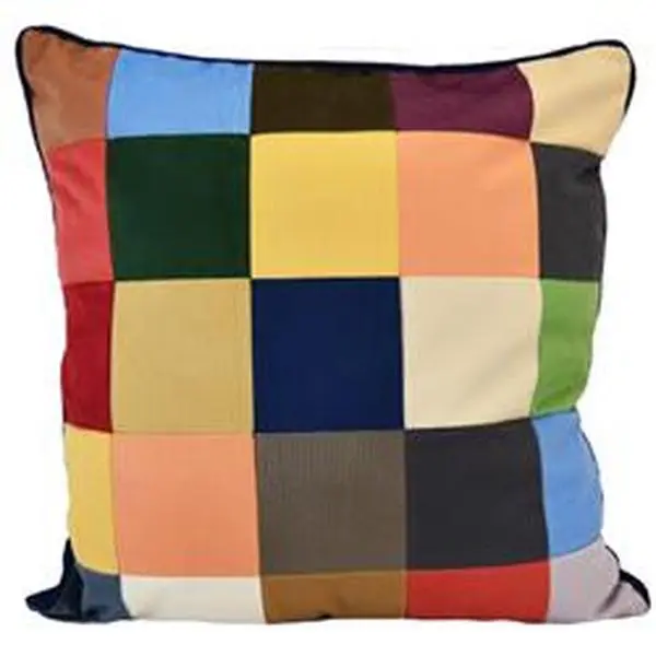 American Heritage Textiles 60131 Multicolor Patchwork Sunset Cottage Decorative Standard Pillow - Patchwork Design Standard Pillows for Bedding & Linens Decor, Multicolor Patchwork Standard Pillows