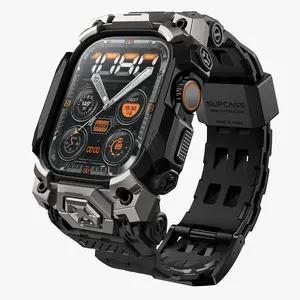 Apple Watch Ultra 3/2/1 49mm Case with Band (Unicorn Beetle Ore), [Anti-Scratch] [Military-Grade Protection] Rugged Sport Men Bumper Case with Adjustable Strap Band