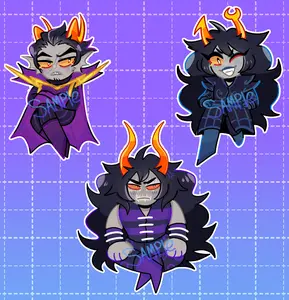 Ancestor Highblood Charms - Homestuck Keychain, Cute Keyring Accessory, Fun Charm For Backpack Or Purse | High Quality and Customer Favorite Items