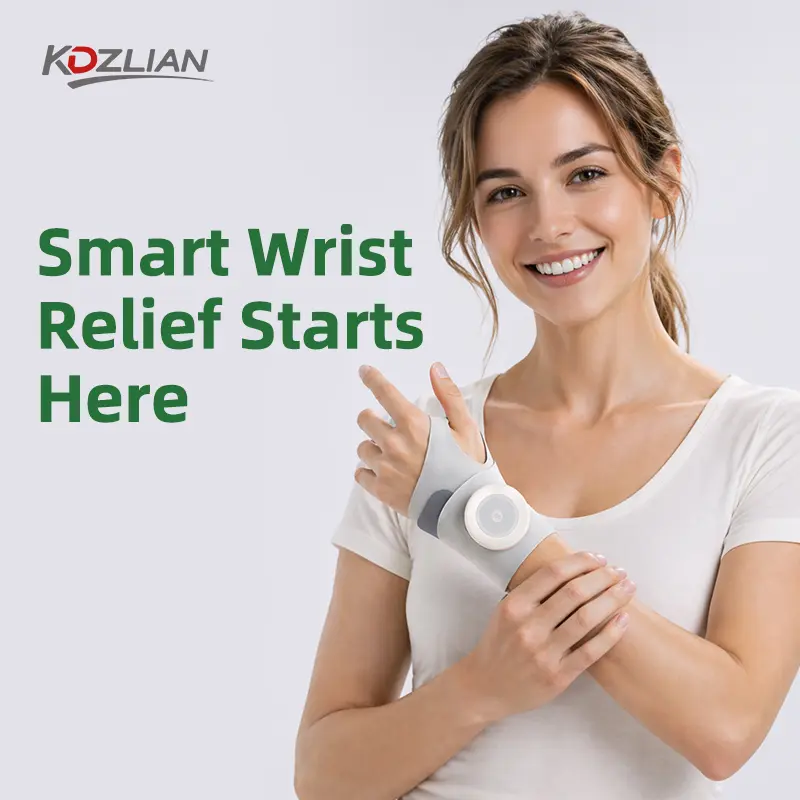 EMS Wrist Massager for Overworked Wrists Small Hand Massager Wrist EMS Pulse Therapy Device for Carpal Tunnel & Arthritis Relief 6 Modes 20 Levels with Microcurrent for Hands & Wrist Portable Therapy Gift for Men Women Adjustable