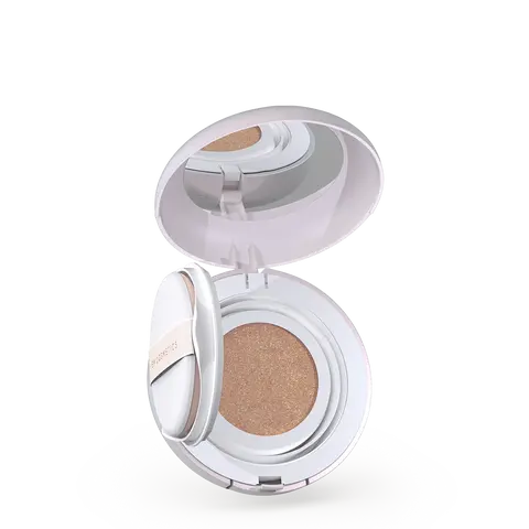 Certified Organic Moonbeam Cushion Glow Highlighter Cream - 9g Beauty Makeup, with Iron Oxides, Sodium Chloride, Butylene Glycol, Diphenylsiloxy Phenyl Trimethicone, Dipropylene Glycol, Hydroxyacetophenone Antioxidant for Sunkissed Glow & Dewy Skin