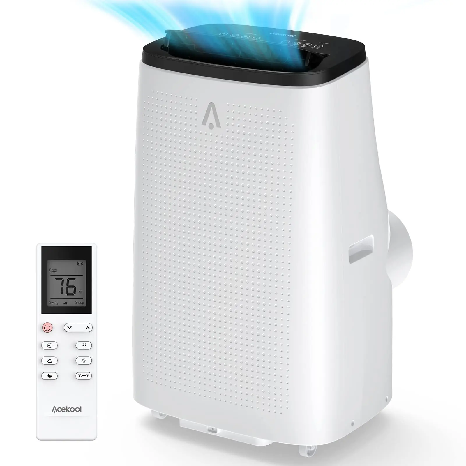 Garvee 15000 BTU Portable Air Conditioner, 3-in-1 Indoor AC Unit with Cooling, Dehumidifier, Fan, 24-Hour Timer, Remote Control & Full Window Installation Kit – Cools Rooms Up to 850 Sq. Ft, 115V