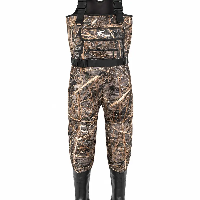 [Limited Sizes Clearance] 8Fans 5mm Neoprene Waterproof Chest Waders with 1000g 3M Thinsulate Insulated Boots for Duck Hunting & Fishing