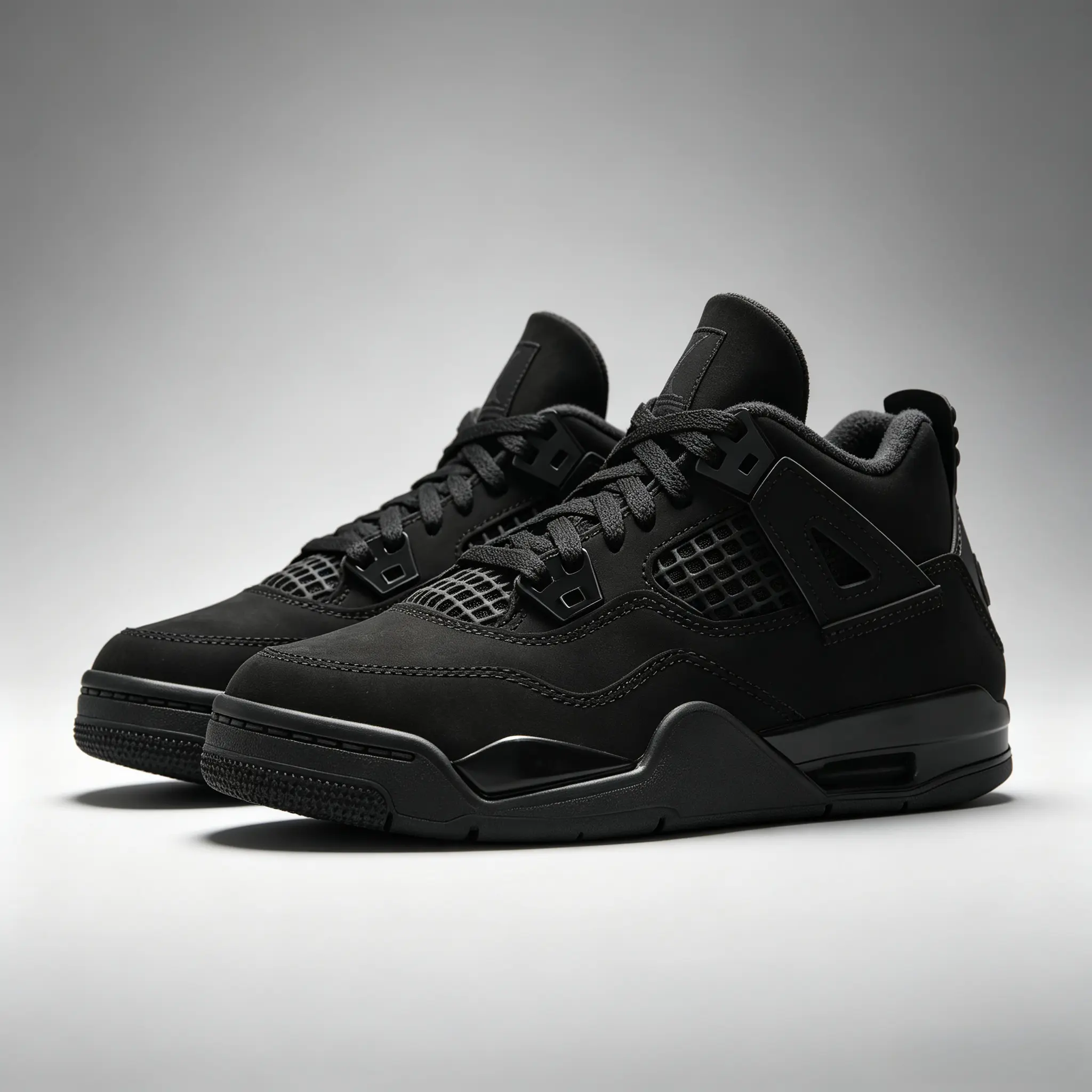 NIKE Men's Air Jordan 4 Retro PS 'Black Cat' 2025 Basketball Shoes, Style Code IB4388-010