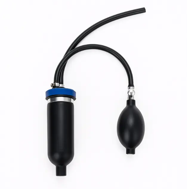 12V Universal Car Fuel Leakage Diagnostic Detector Tester - Manual Car Tools with Elasticity Airbag, Easy-Use Intake Adapter, Tear-Resistant Silicone Inflatable Bladder, Automotive Repair Tool, All Evap System, Universal Fit, Leak Detection