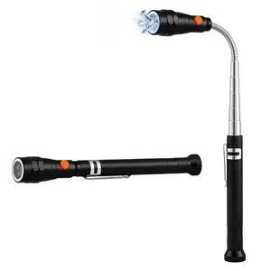 【DealsForYouDays】Extendable Magnetic Pickup Tools - Telescoping Magnet with LED Flashlight Gifts for Men, Fathers Day Mens Gifts from Daughter Son, Birthday Gifts for Men Dad Him