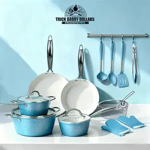 15 Piece Premium Ceramic Cookware Set 15 Piece Premium Ceramic Cookware Set