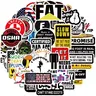 Funny Hard Hat Sticker Pack, 50pcs/set Waterproof Vinyl Sticker, Decorative Sticker for Welding Helmet, Tool Box, Construction, Electrician, Mechanic Tools, Ornaments