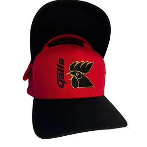 Gallo Hats Universal Flexfit Unisex Baseball Cap with High-Quality Embroidery and Adjustable Closure Snapback Hat Red Black