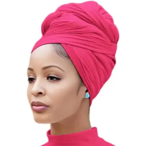 Head Wraps for Black Women Stretch Headwraps Large Hair Wraps Hijab Scarves for Muslim Head Scarf Turban Headbands（71''X 32''）
