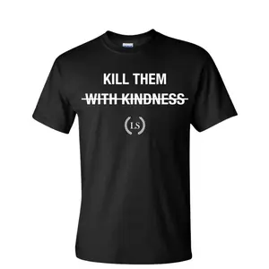 Leo Skepi Kll Them T-Shirt, Bold Statement Graphic Tee, Unisex Black T-Shirt for Men & Women, LS Logo, Casual Streetwear Top