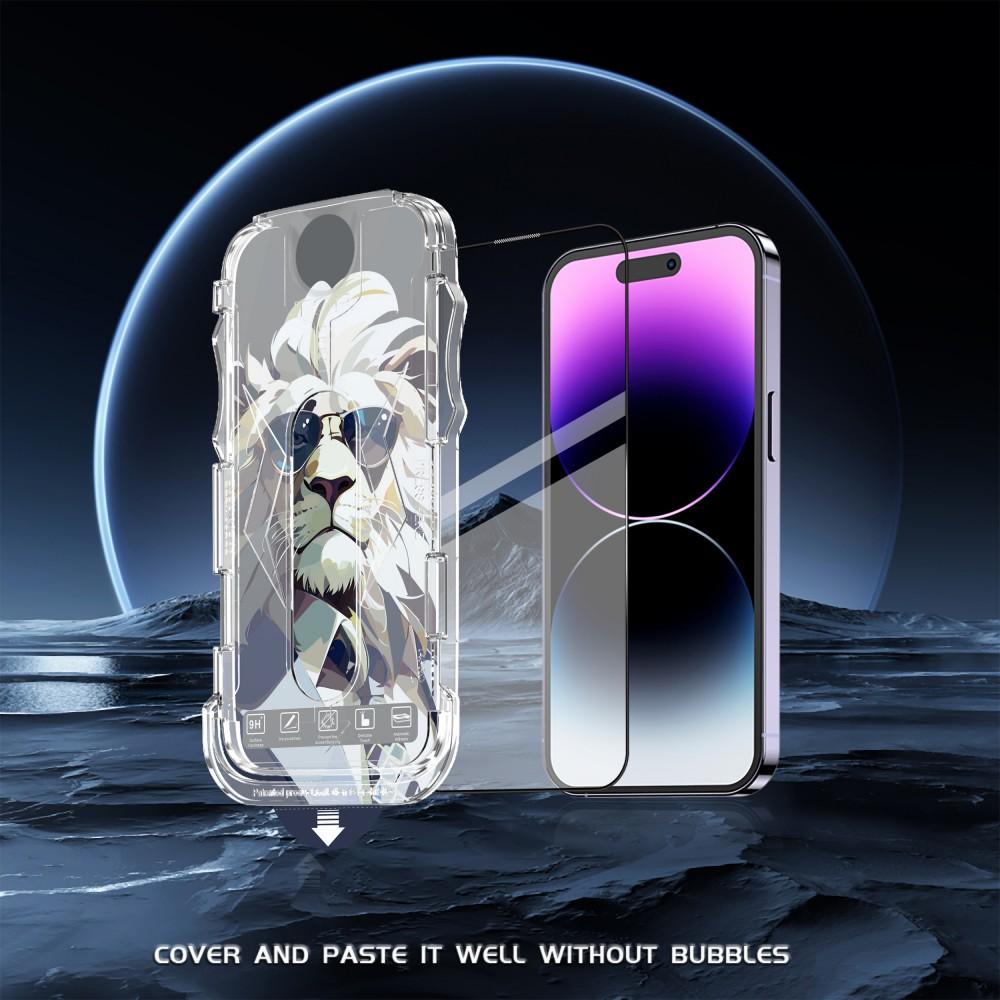 Privacy Screen Protector + Camera Lens Protector Set – 5-Layer Anti-Shatter Glass, Crystal Clear, Scratch-Resistant, Ultra-Smooth Touch, Privacy Protection, Circular Polarized Eye Protection, Easy Installation