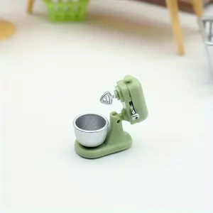 1 Pcs 1/12 Scale Mini Kitchen Toy | Blender, Coffee Machine, Fridge & More | Non-Electric Dollhouse Accessories for Holiday Scene Decor