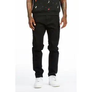 Enzi Jet Black Slim Fit Jean