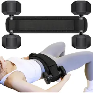 Hip Thrust Belt, Balency Hip Thrust Belt for Dumbbells Heavy, Booty Belt for Hip Thrust, Slip-Resistant Padding Hip Thrust Belt for Gym or Home Workouts, Hip Thrust Band for Dumbbell Kettlebell Plate