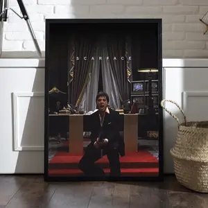 Scarface Movie Poster , Product without frame Decor Glossy