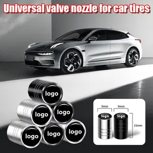 4 Piece Car Metal Tire Valve Stem Caps, Universal Fit, Wear Resistant Rust Proof, Replacement Valve Stems, Auto Parts for Honda Bmw Benz Mini Auditoyota Kia Seat Hyundai