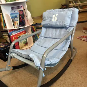 Special Supplies Sensory Rocking Chair for Kids - Comfortable Kids Rocker- Versatile Floor Chair with Soft Fabric and Stability for Playroom, Bedroom, or Nursery (Ages 3+)