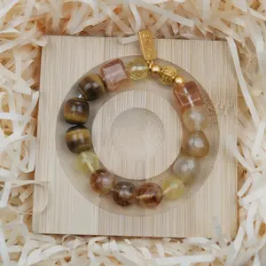 Earth Element Crystal Healing Bracelet - Custom Made, 1-on-1 Live Consultation Mandatory, Handmade Spiritual Energy Jewelry, No Order Without Prior Communication