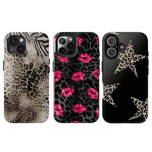 LeopardKiller Phone Case – Leopard & Zebra Mixed Animal Print Design|   Tough Shockproof Protective Cover for iPhone 17, 16, 15, 14, 13, 12, 11, X, and Samsung models.A perfect gift for friends or family.