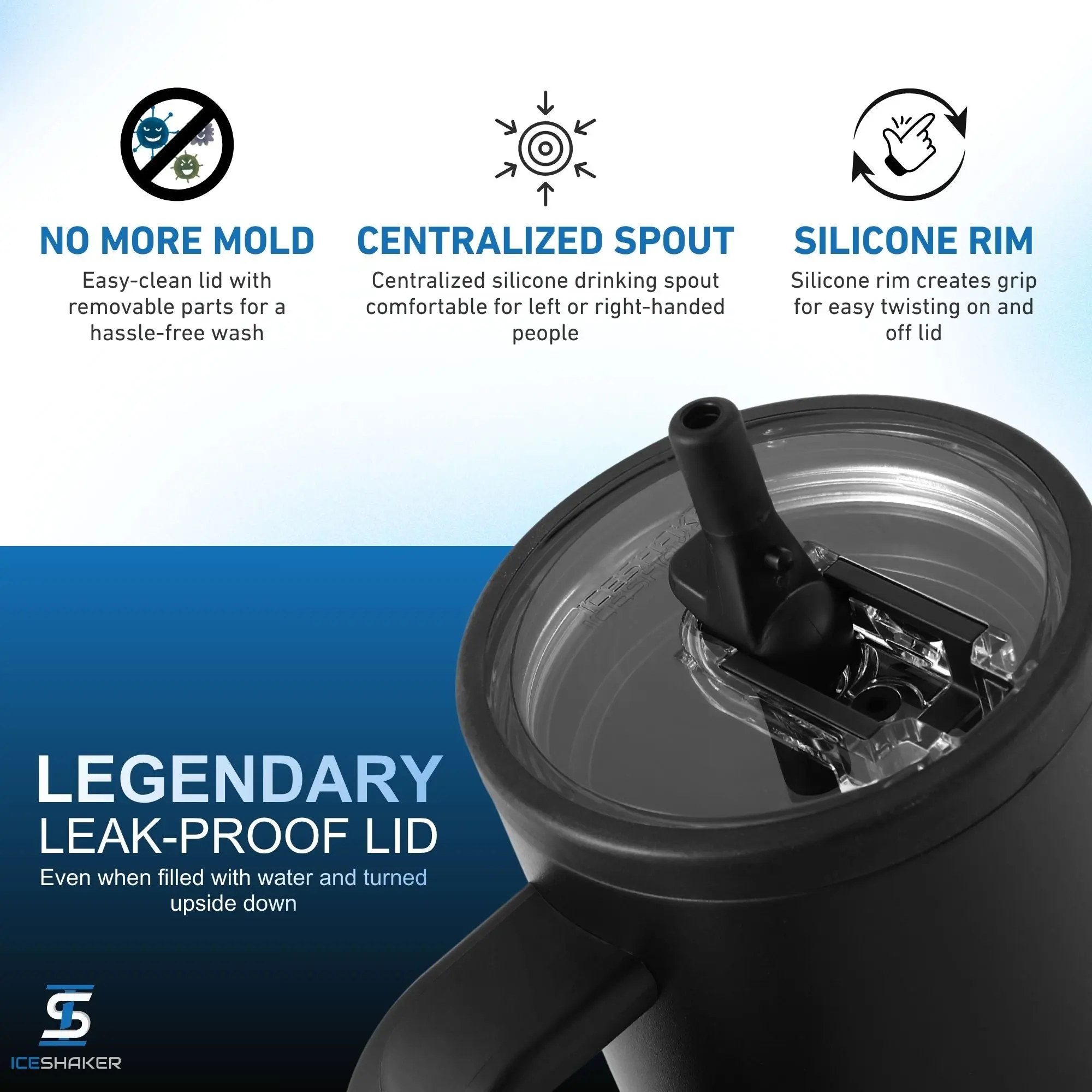 Ice Shaker Legend Series Stainless Steel Shaker Bottles Ice Shaker Legend Series Stainless Steel Shaker Bottles