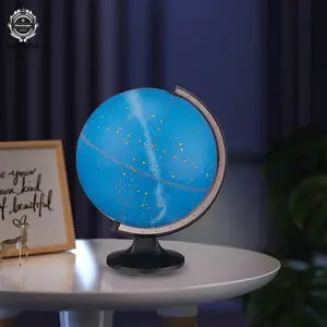 Replogle 12" Illuminated Celestial Globe Made in USA with 70 Images Stars Nebulae & 720° Rotating STEM Educational Tool for Home Office