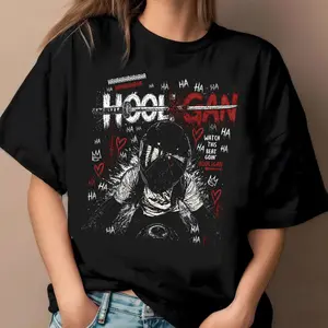 Hooligan Rider K-Pop Streetwear T-Shirt, Ar Fan Gift, Korean Music Tour Graphic Tee, Unisex Fan Shirt 2026