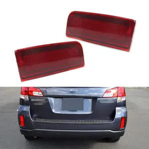 2PCS Red Lens Rear Bumper Bar Reflector Light Kit For 2010 2011 2013 2014 Subaru Outback,Replace OEM SU1184103C, SU1185103C, 84281AJ01A, 84281AJ00A