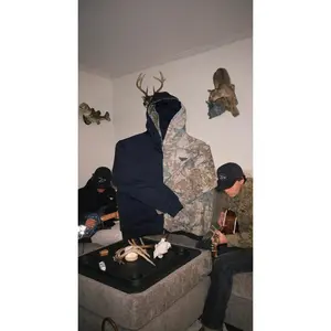 LIMITED Reversible Hoodie - Black/Camo