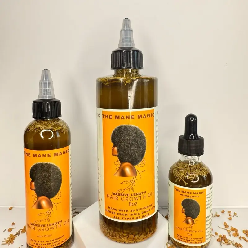 The Mane Magic Bundles Hair Growth Oil