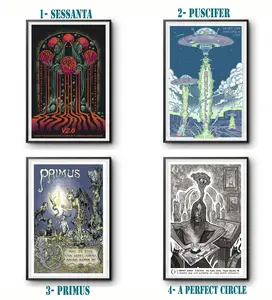 NEW! Sessanta V2.0, Primus, Puscifer in Grand Rapids, MI May 28 2025 Tour Poster
