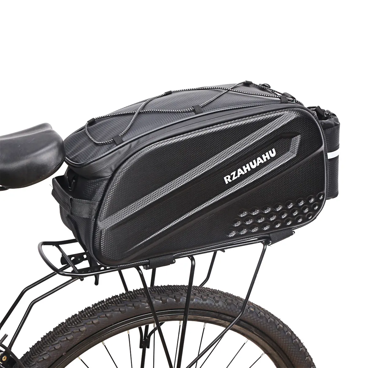 Large Capacity Bicycle Trunk Bag for Commuting Multifunctional Bike Pannier Bag with Shoulder Strap Stay Organized on the Go with This Bike Trunk Bag Carry More with This Convertible Bike Bag outdoor versatile cycling accessory biketools bikeshop