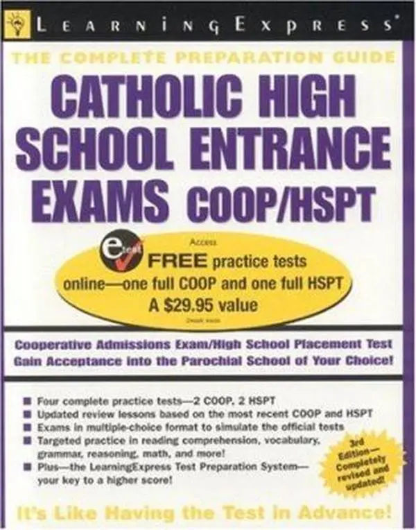 USED-Catholic High School Entrance Exam, 4th Edition (Catholic High School Entrance Exams) by LearningExpress Editors (Paperback)