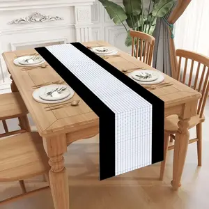 Minimalist Table Runner, 11.8x70.8 Inches Durable Decorative Item, Perfect for Kitchen Dining Room Indoor Outdoor Parties