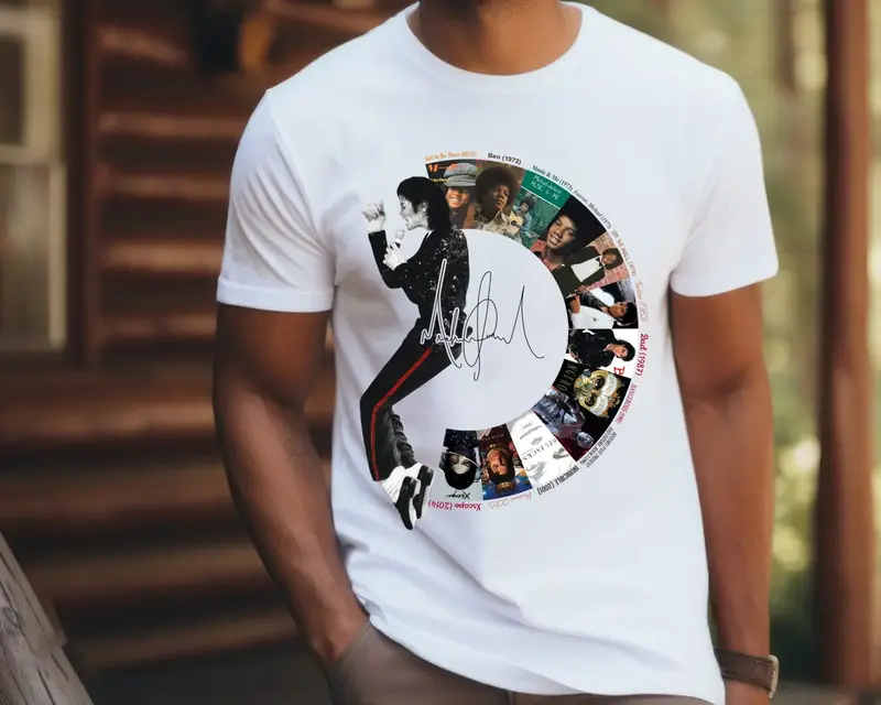 Michael Jackson Glove Graphic T-Shirt Vintage 90s Tee - TikTok Shop