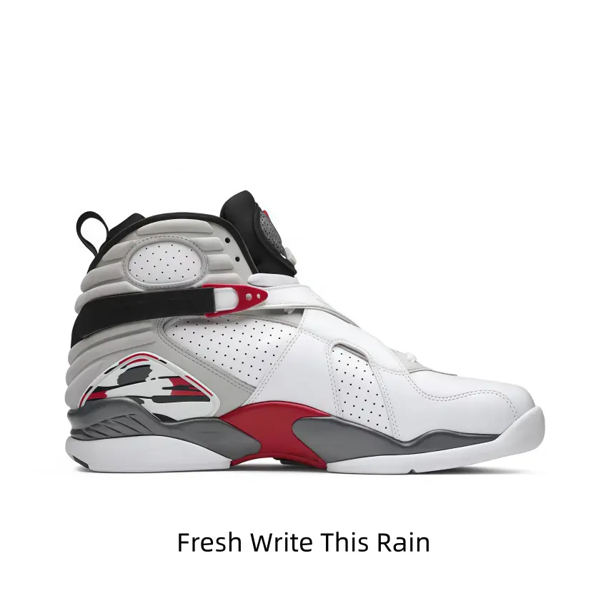 Structured High-Top Running Shoes - Sports Collectibles Accessories, Secure Strap Design, Breathable Perforated Upper, Stable Ankle Lock for Intense Ball Training, Daily Street Styling