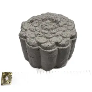 D-CRUJIDOS Florentina, White Clay Kaolin in a shape of a flower . Made in Mexico