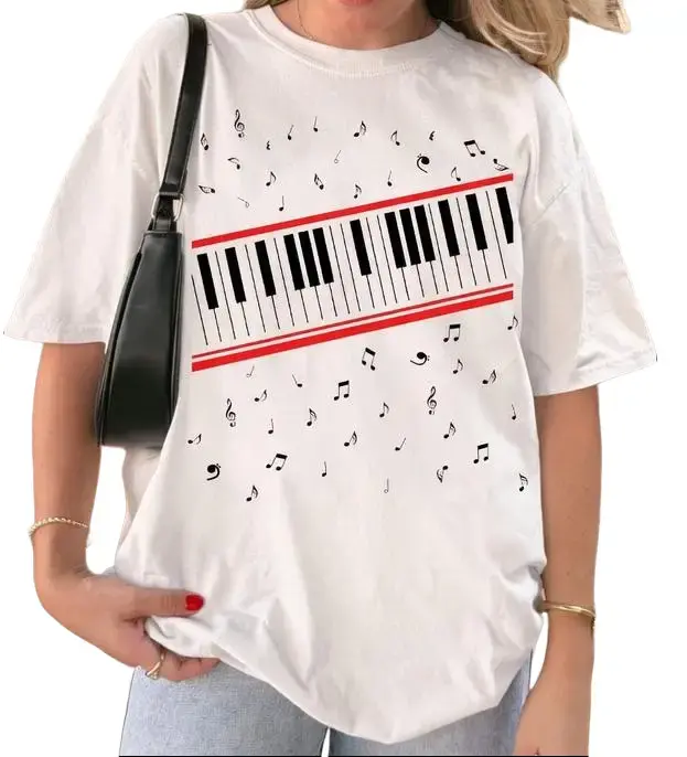 Michael Jackson Beat It T-Shirt, Unisex shirt, Piano & Music Notes